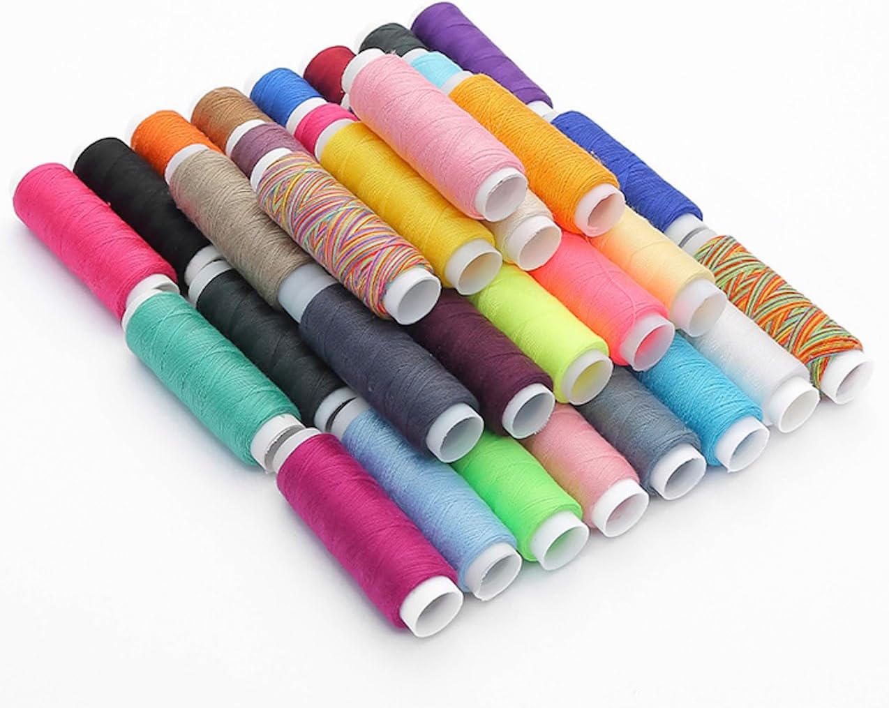 Wooden Sewing Kit with 24 Thread Colors - Image 4