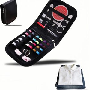 Compact Sewing Kit with 14 Thread Colors