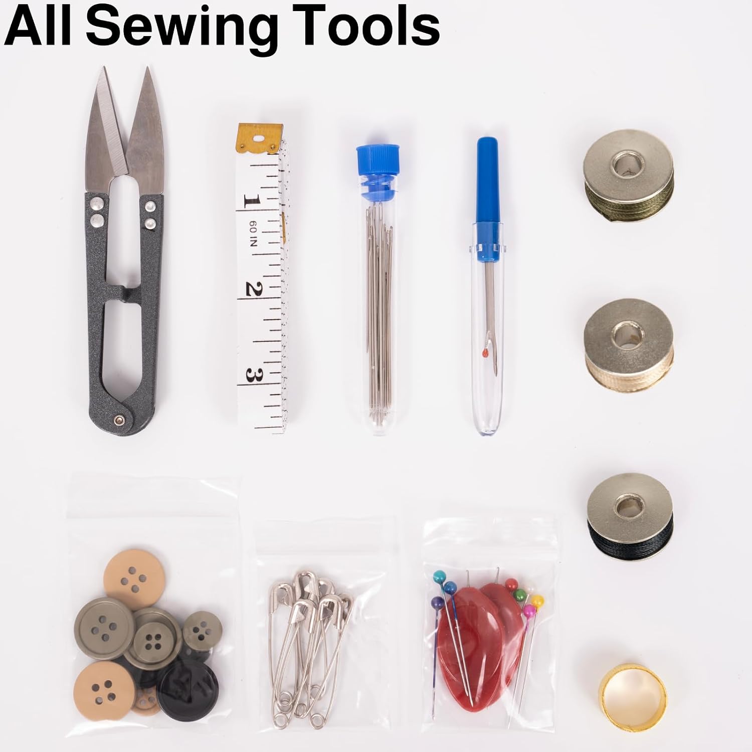 Field Sewing Kit with Nylon Zipper Case - Image 2