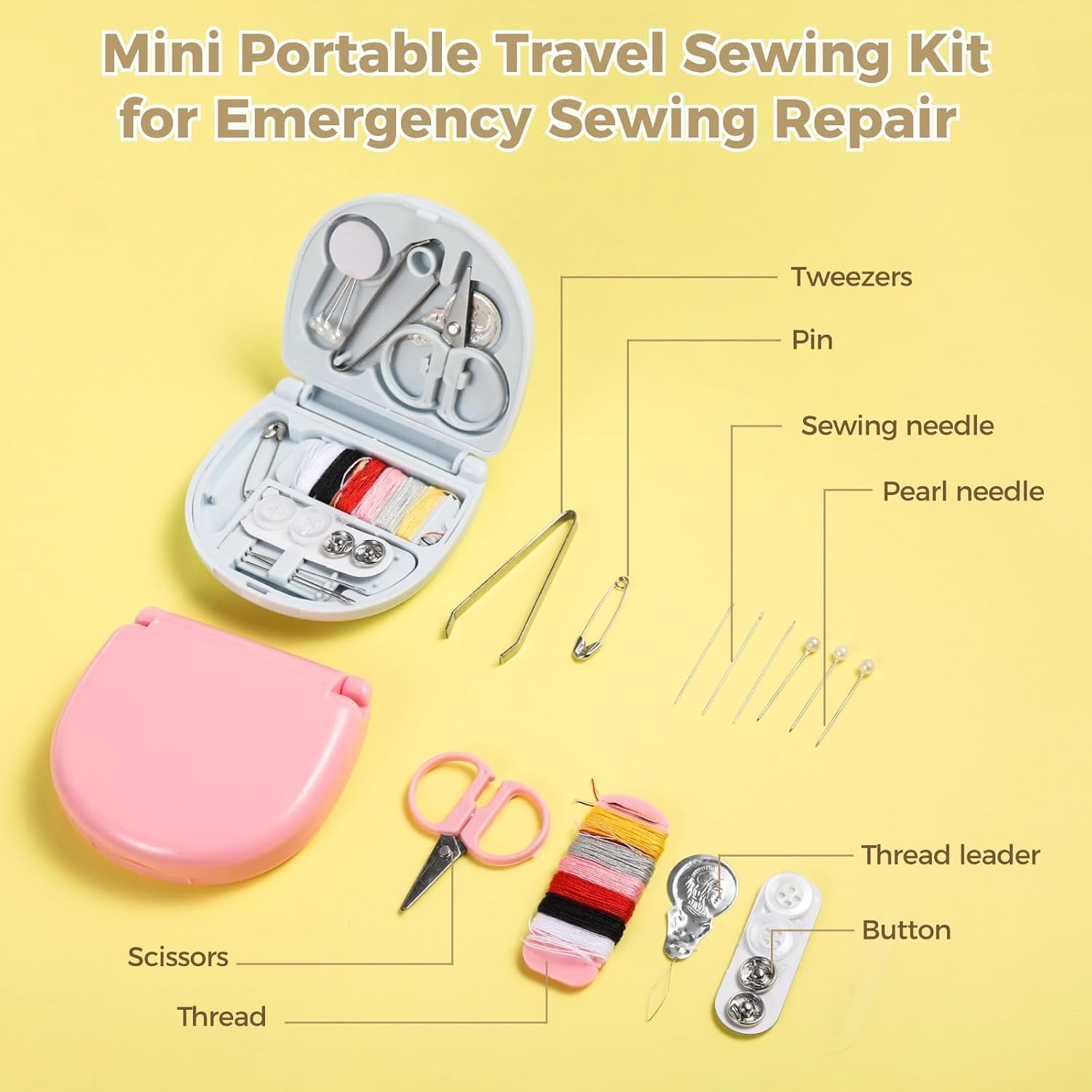 Mini Travel Sewing Kits, Pack of 50 - Image 3