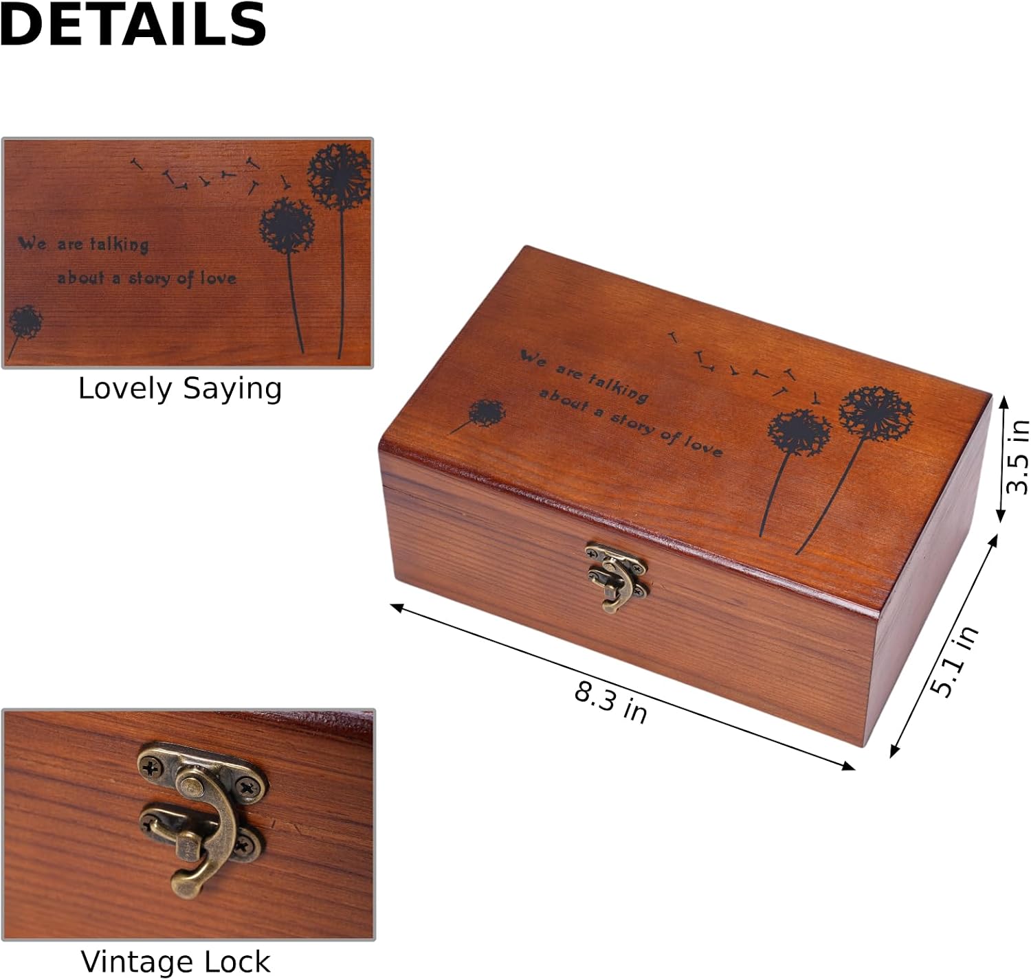 Wooden Sewing Box Kit with Upholstery Needles - Image 7
