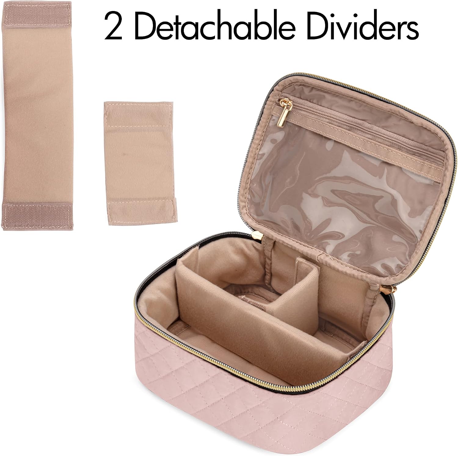 Sewing Kit with Padded Storage Bag, Dusty Rose - Image 3