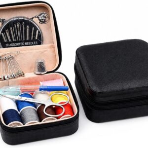 Travel Sewing Kit with Compartment Case
