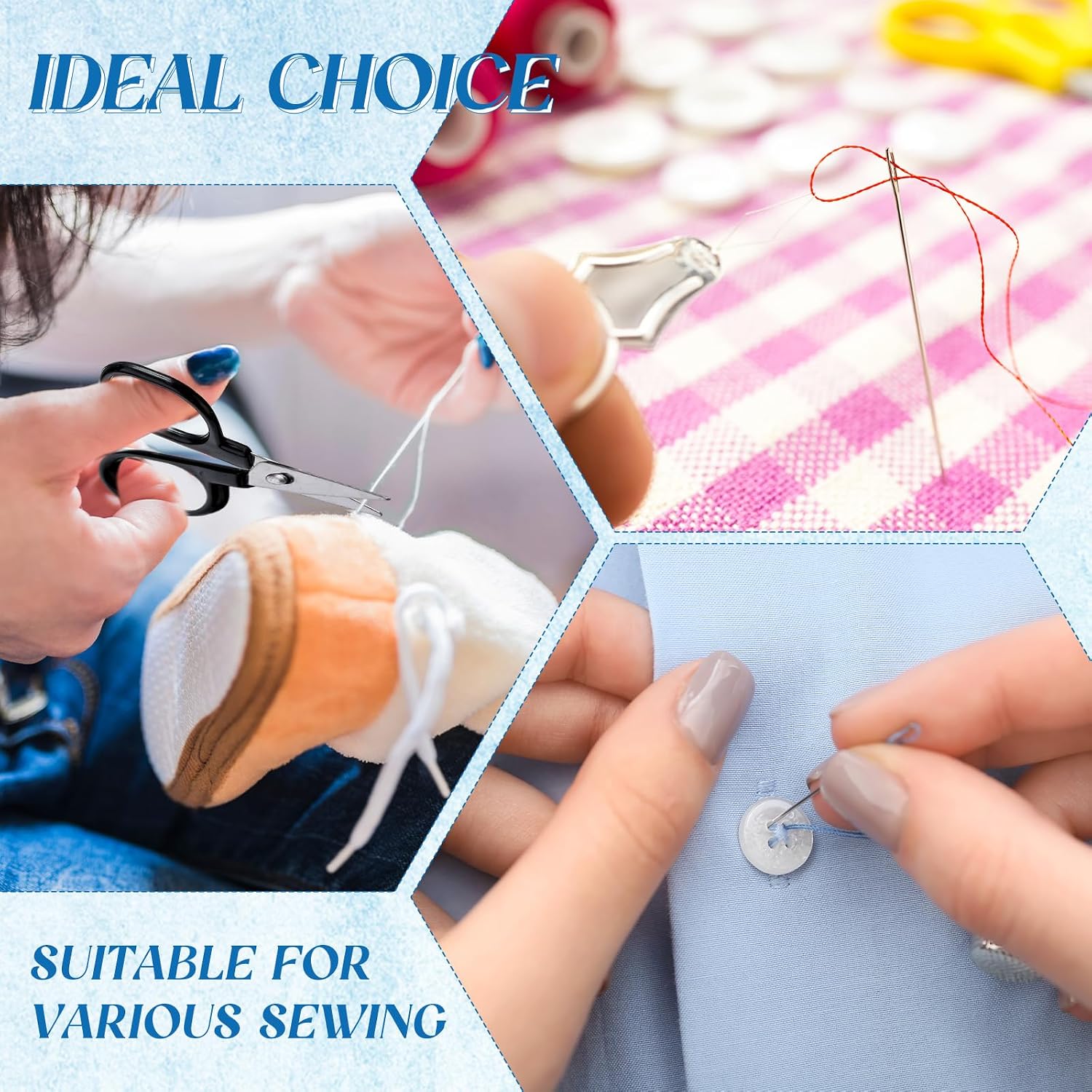 Mini Sewing Kits with Scissors, Pack of 25 - Image 6