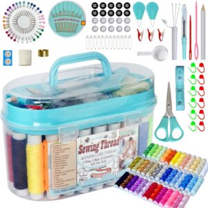 Sewing Repair Kit with 40 Thread Spools