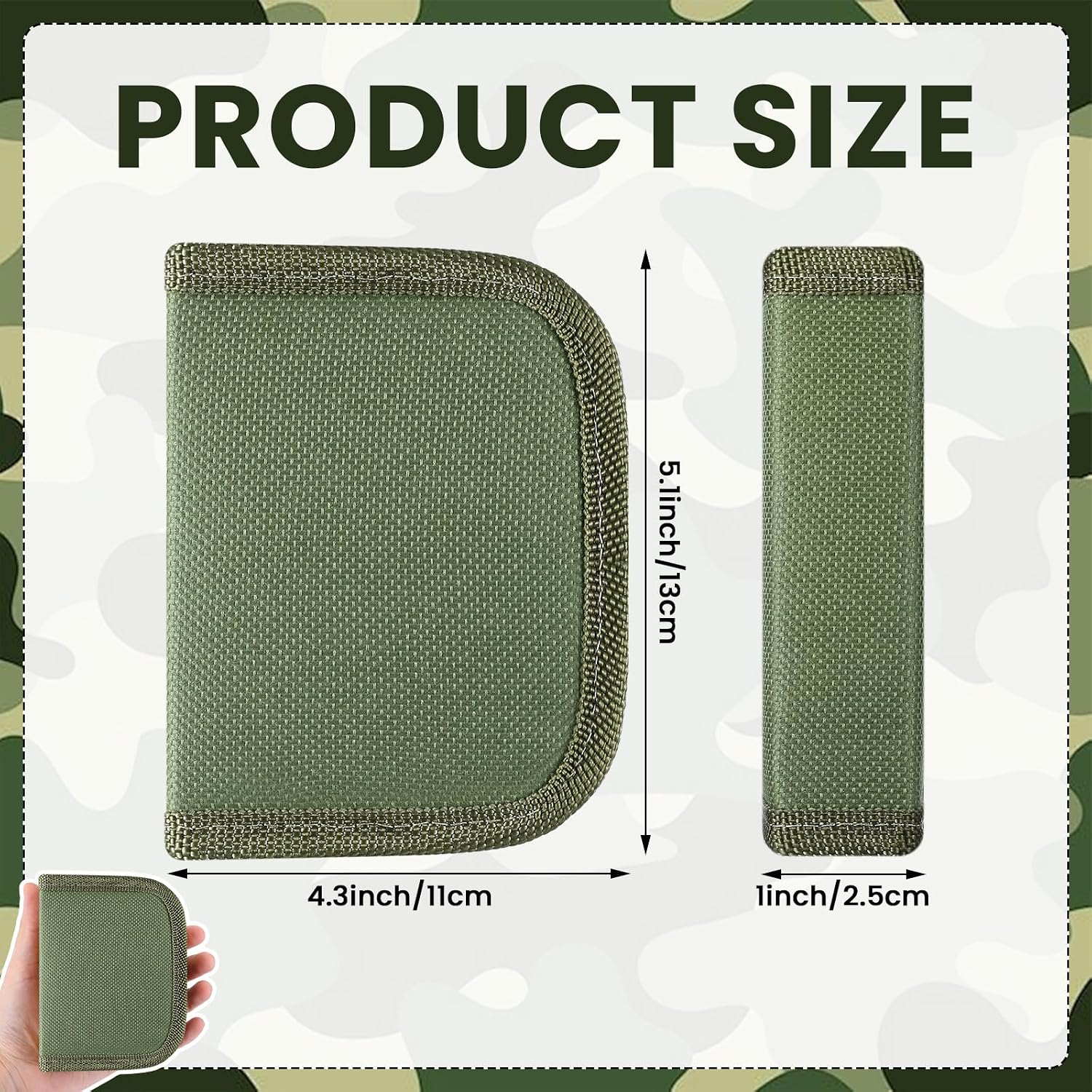 Field Sewing Repair Kit in Army Green Case - Image 2
