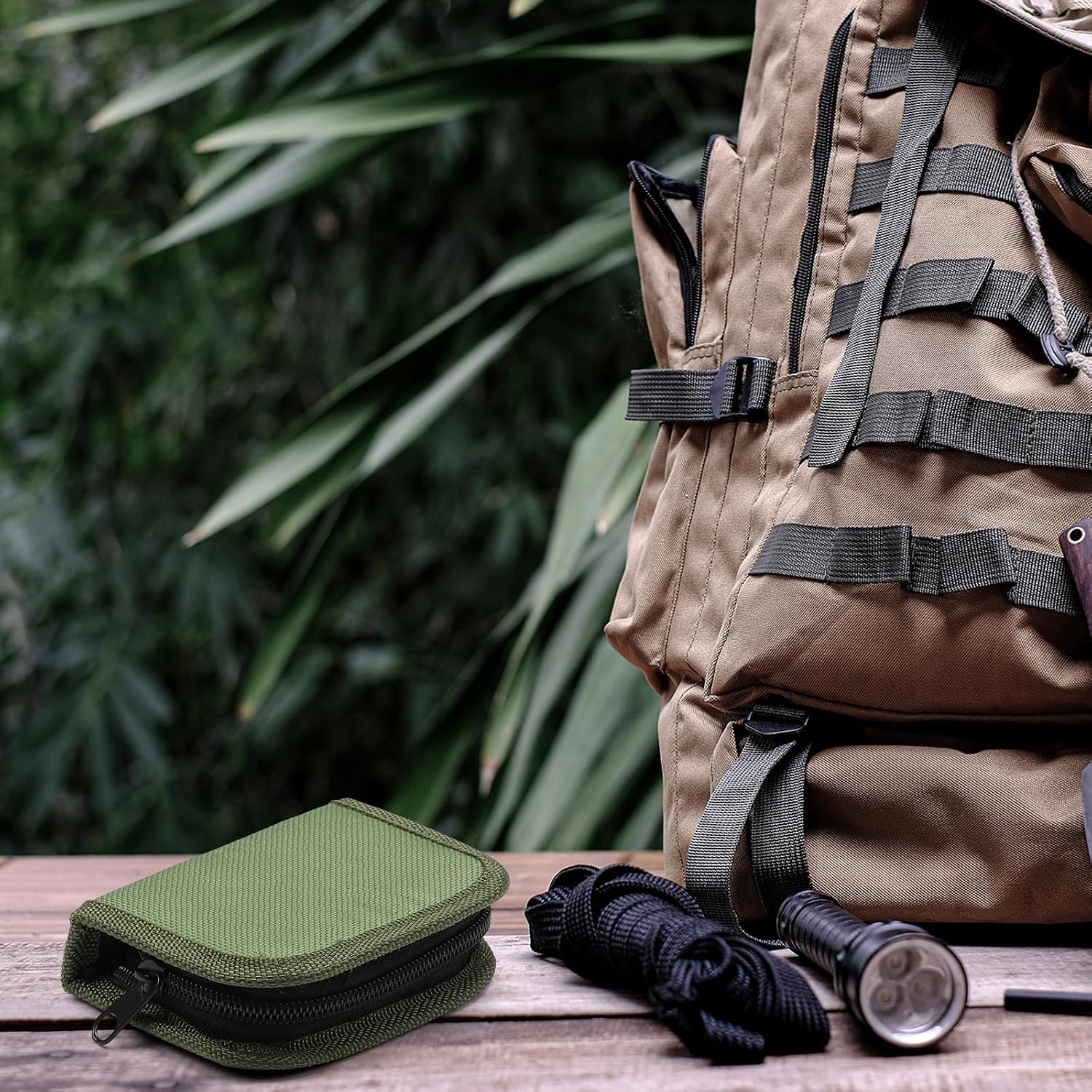 Field Sewing Repair Kit in Army Green Case - Image 5