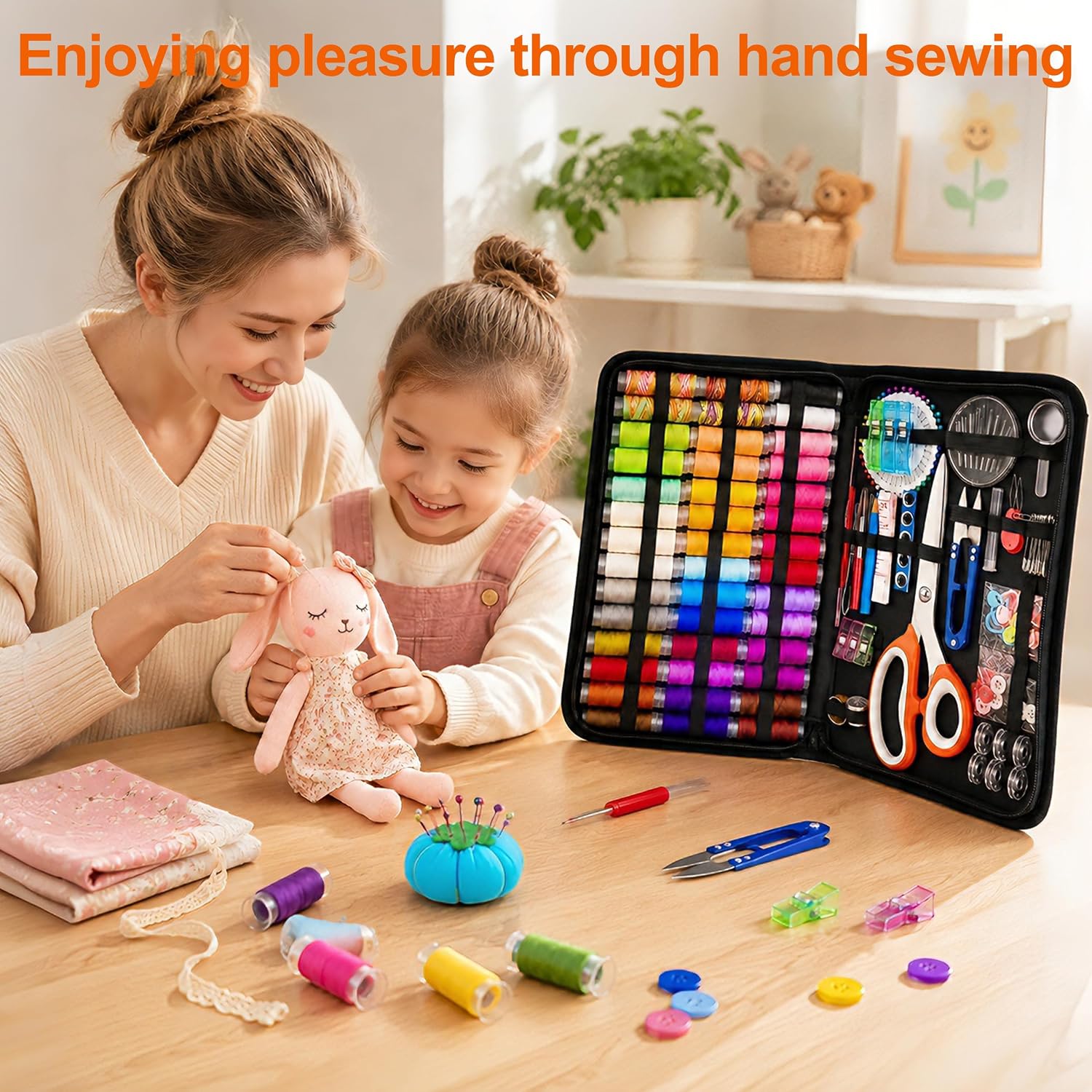 Portable Sewing Repair Kit, 228 Pieces - Image 2